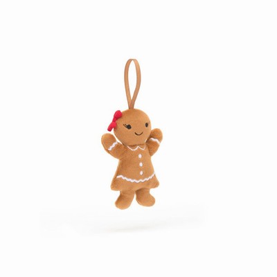 Jellycat Festive Folly Gingerbread Ruby UK | 93746XNHG